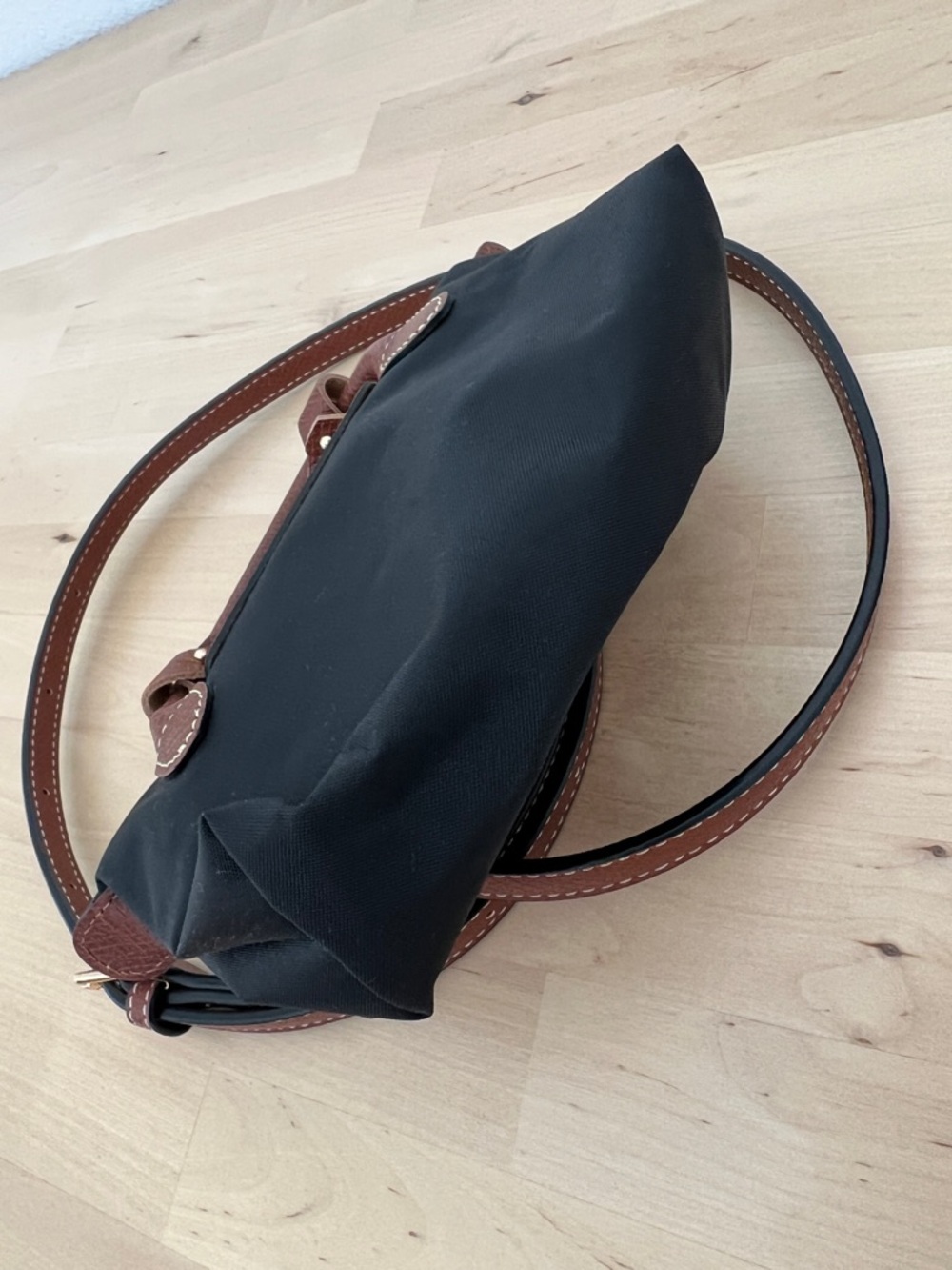Longchamp Black Le Pliage Mini Bag - Picture 6 of 6